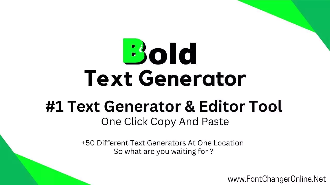 bold text generator